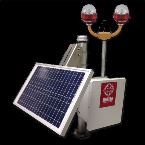 Solar Power System for L-810 Single and Dual Obstruction Light